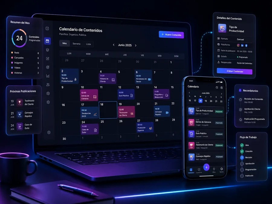 Calendario de Contenidos - Community Manager
