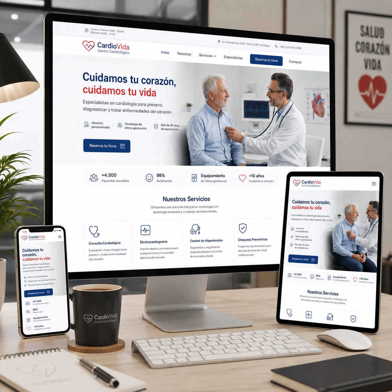 Landing Page para Consulta Cardiológica