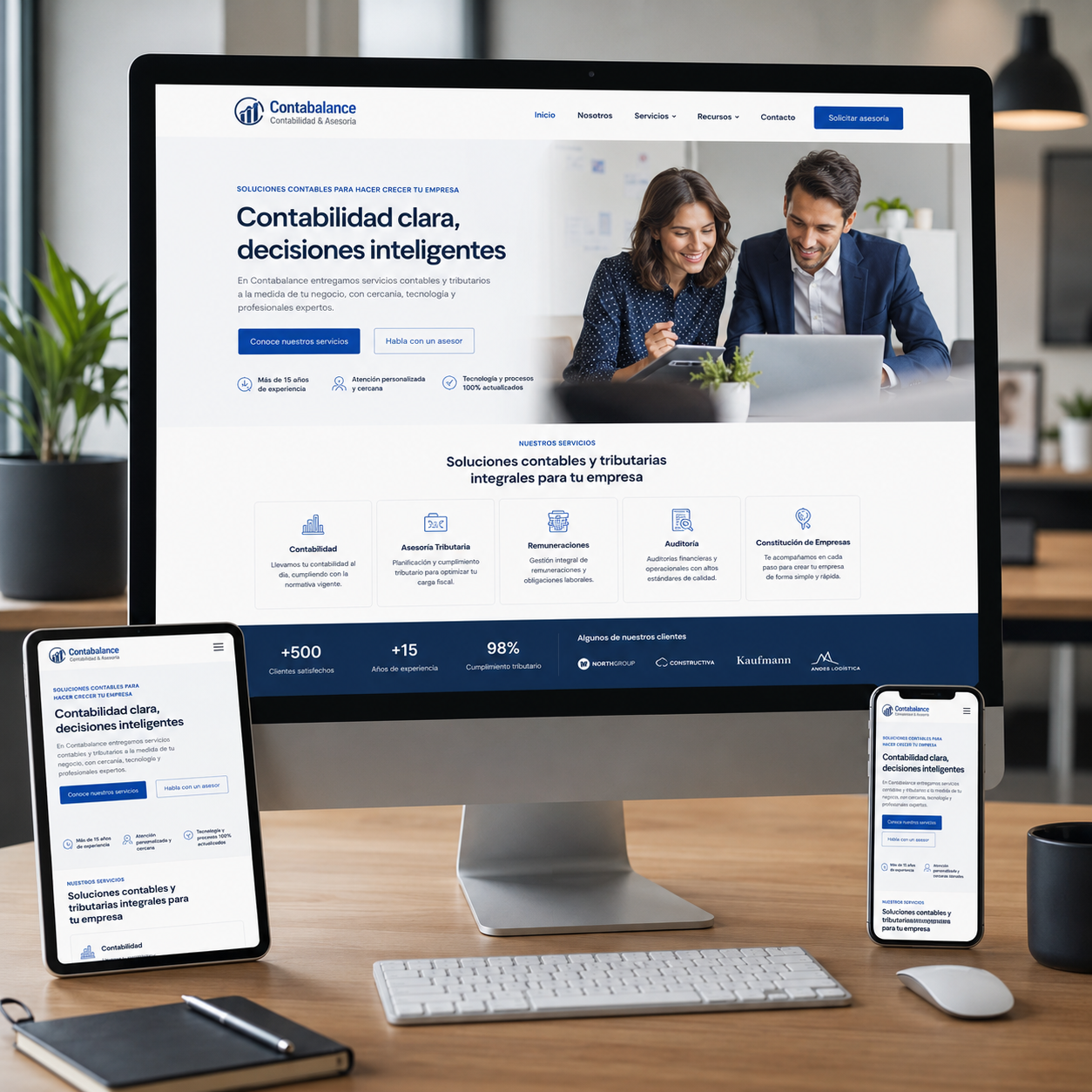 Sitio web Contabilidad