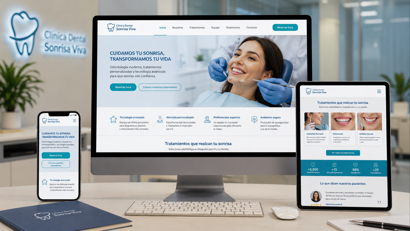 Sitio web para clínica dental