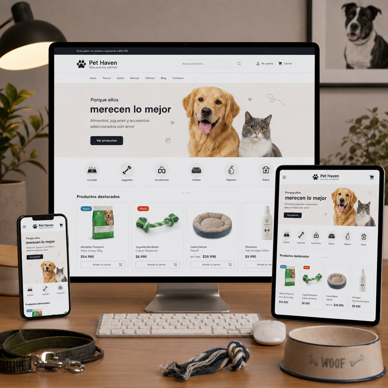 Tienda virtual mascotas